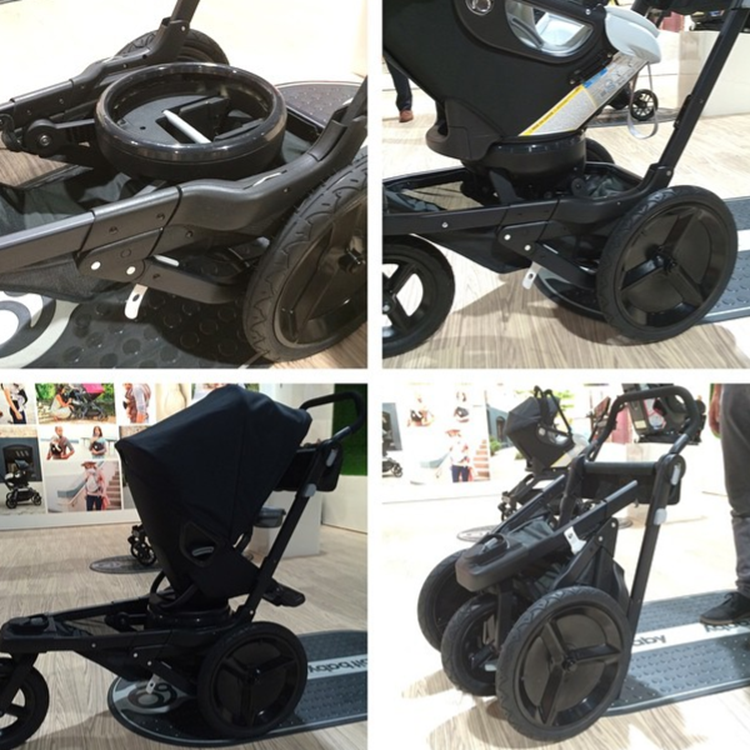 joovy double car seat stroller Caboose Too Ultralight Sit And Stand Tandem Double Stroller