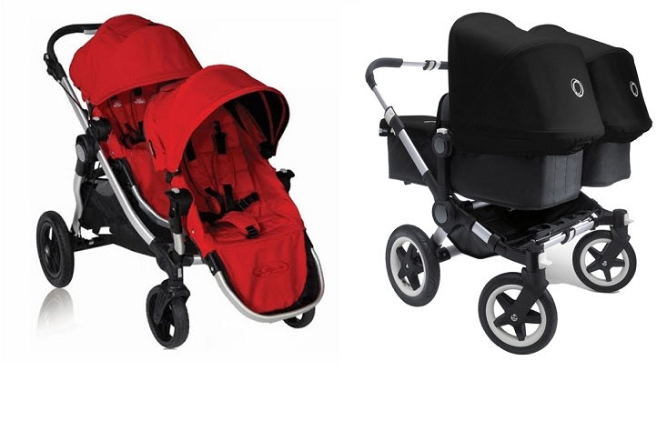 Bugaboo Donkey Duo/Twin vs Baby Jogger City Select Double Comparison Chart