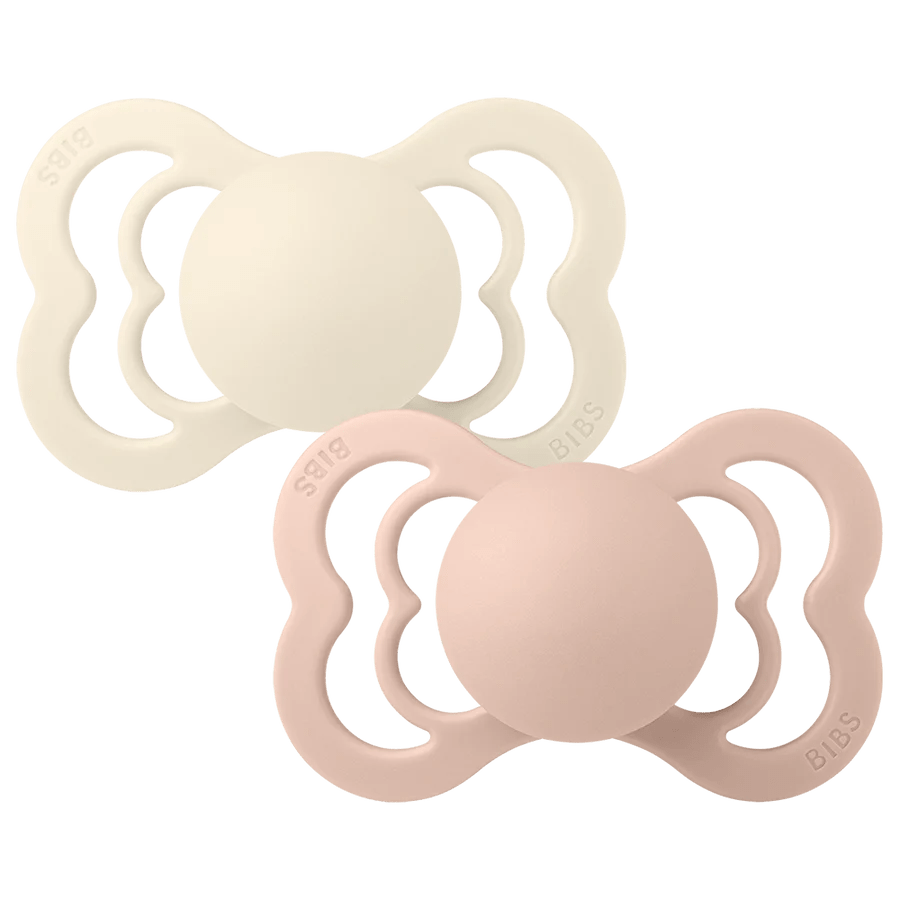 BIBS Pacifier Supreme Silicone 618M (2 Pack)