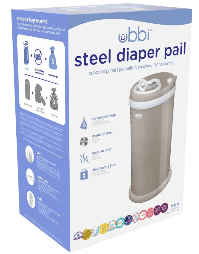 Ubbi Diaper PailChrome