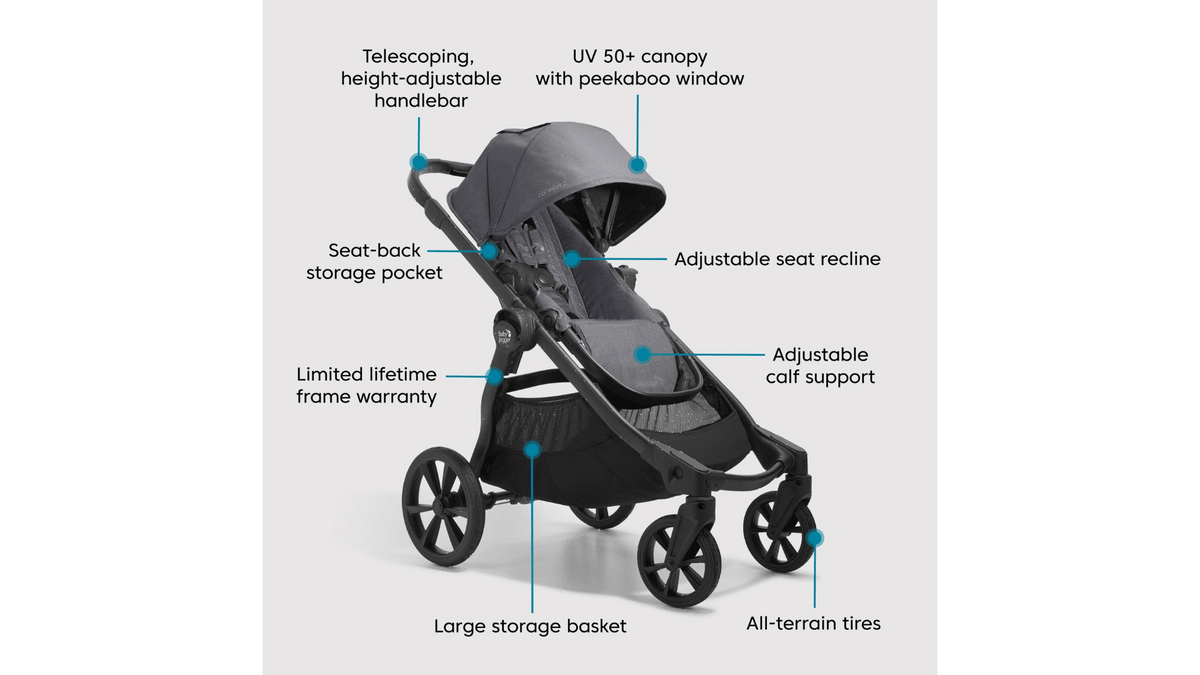 Baby Jogger City Select 2 City GO 2 Travel System Radian Slate