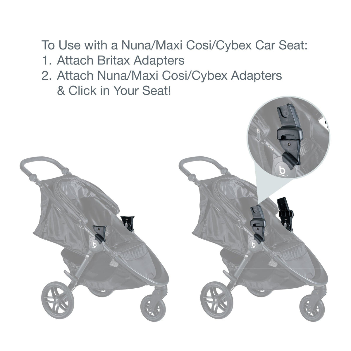 Britax Car Seat Adapter Maxi Cosi Cybex Nuna