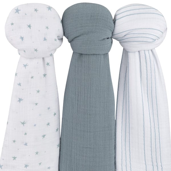 Ely's&Co. Muslin Swaddles (3 Pack)