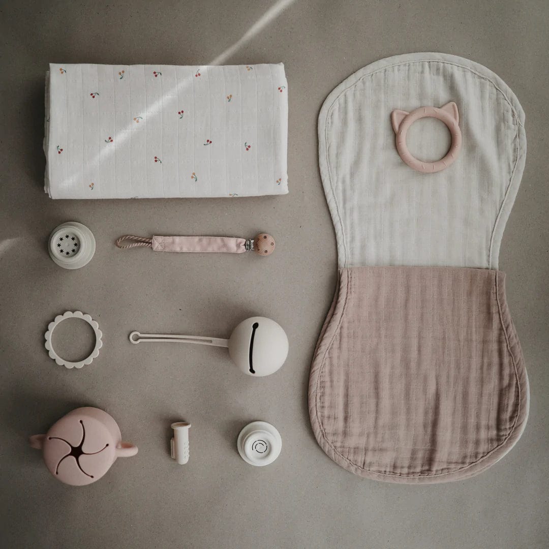 Mushie Organic Cotton Muslin Burp Cloth (2 Pack)