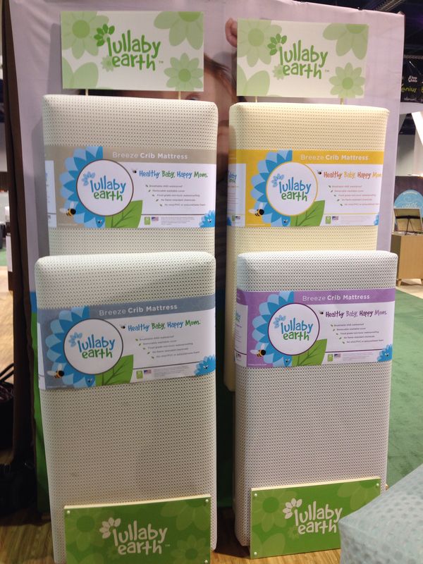 Lullaby Earth's Leaf Pattern and Breeze Crib Mattresses!