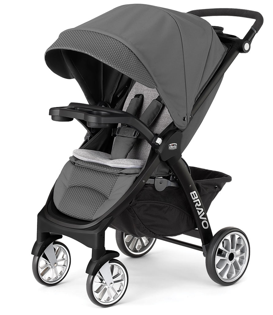 New Chicco Bravo Limited Edition Stroller + Bravo Child Tray