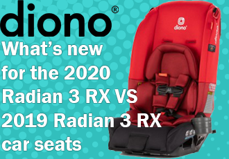 What’s new for the 2020 Diono Radian 3 RX vs 2019 Radian 3 RX car seats?
