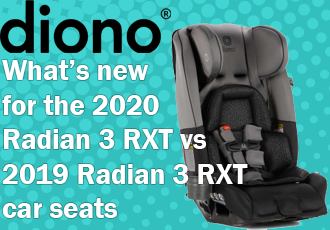 What’s new for the 2020 Diono Radian 3 RXT vs 2019 Radian 3 RXT car seats?