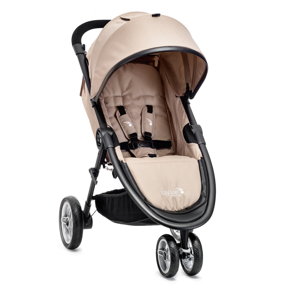 Baby Jogger Nacelle Pliable City Mini 2 / GT2 – Beige Sépia, 0-6 Mois (9 Kg), Matelas Lavable, Protection UV50 & Intempéries