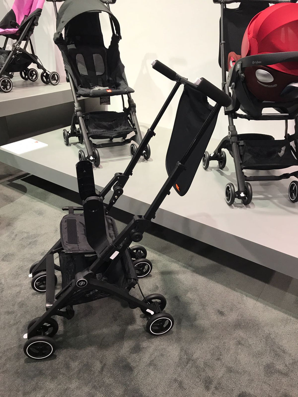 2018 GB Pockit Stroller Demo with Adapter 