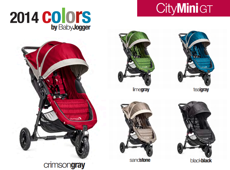 Baby Jogger 2014 Color LineUp