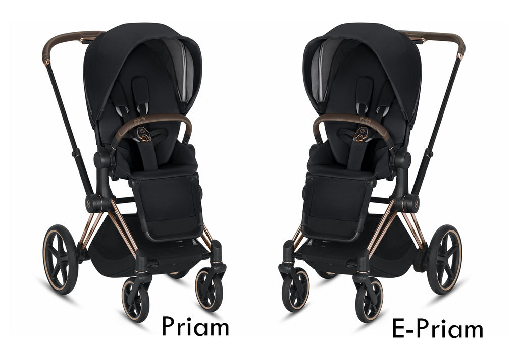 Cybex Priam3 vs E-Priam - Compare the Strollers!