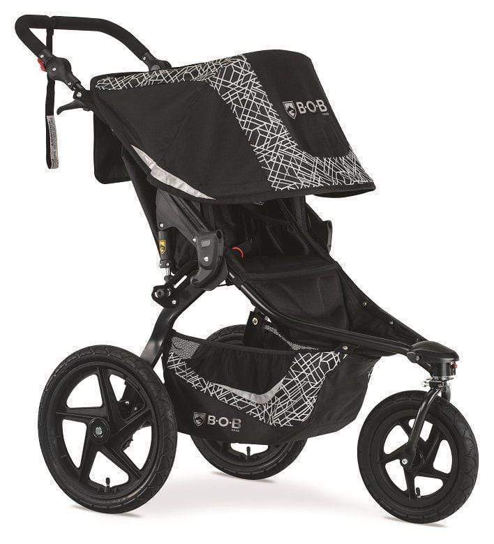 Bob Gear Revolution Flex 3.0 Jogging Stroller - Lunar Black Open Box