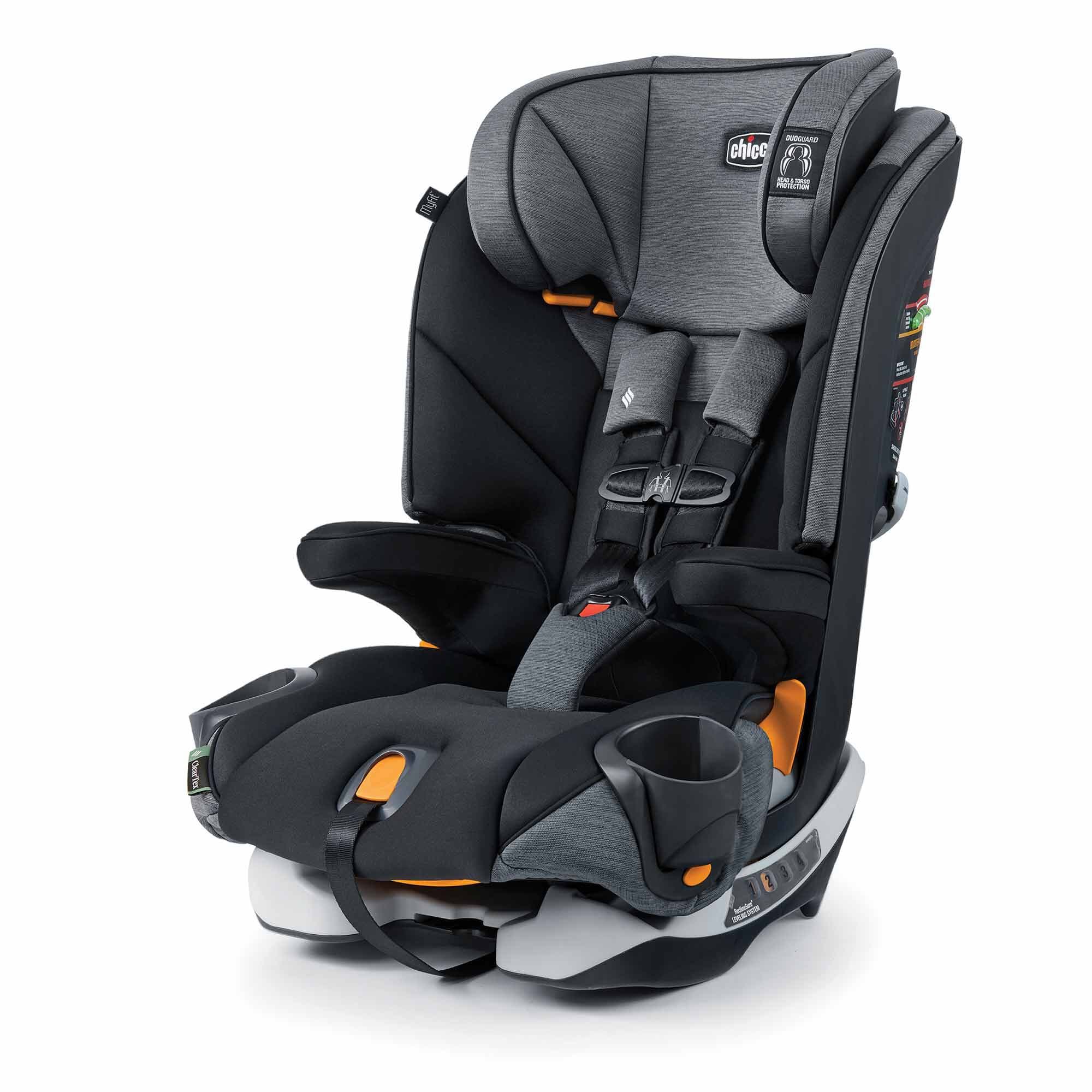 Chicco MyFit ClearTex Harness Booster Car Seat Shadow