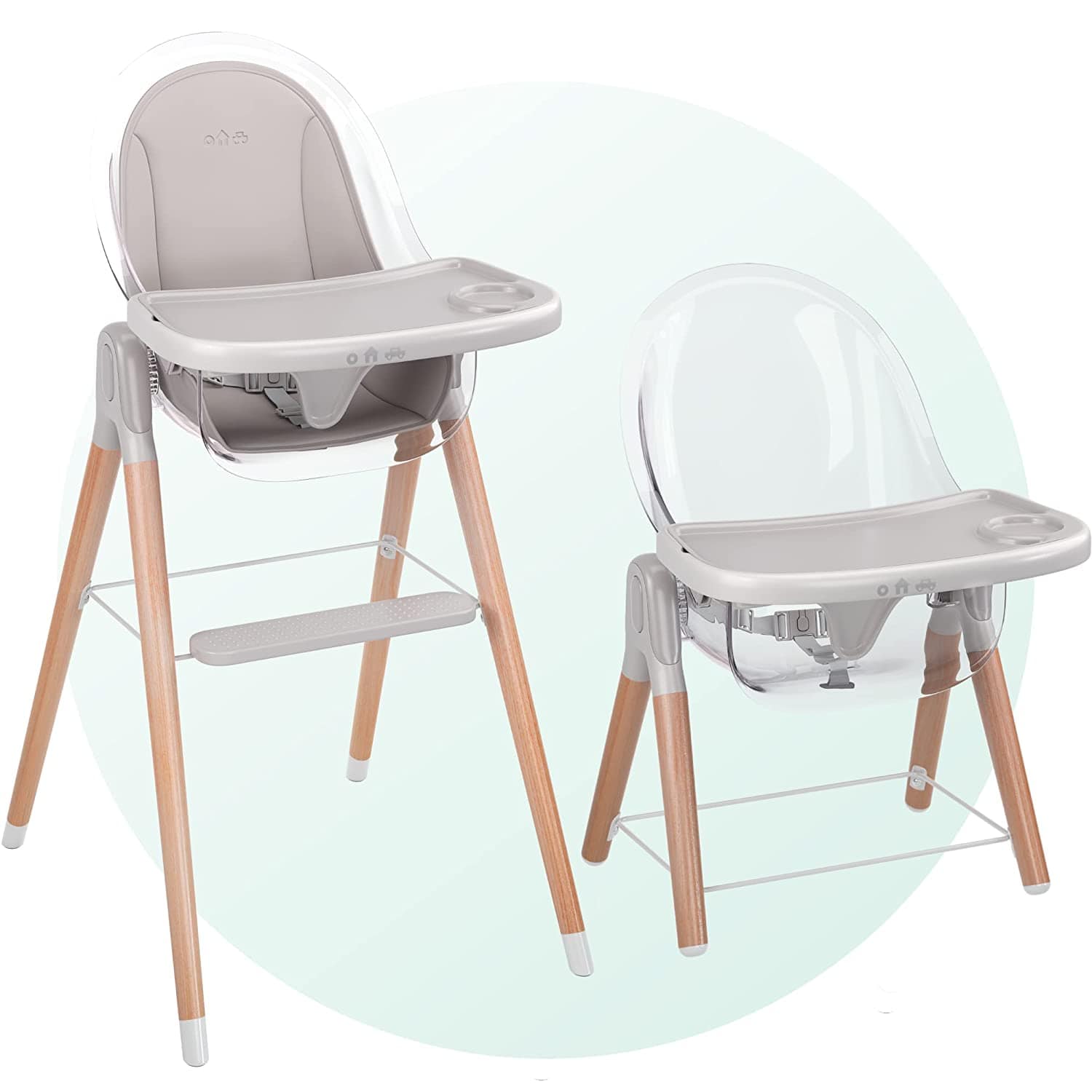 All Purpose High Chair with Padded Seat and Back :: arthritis post