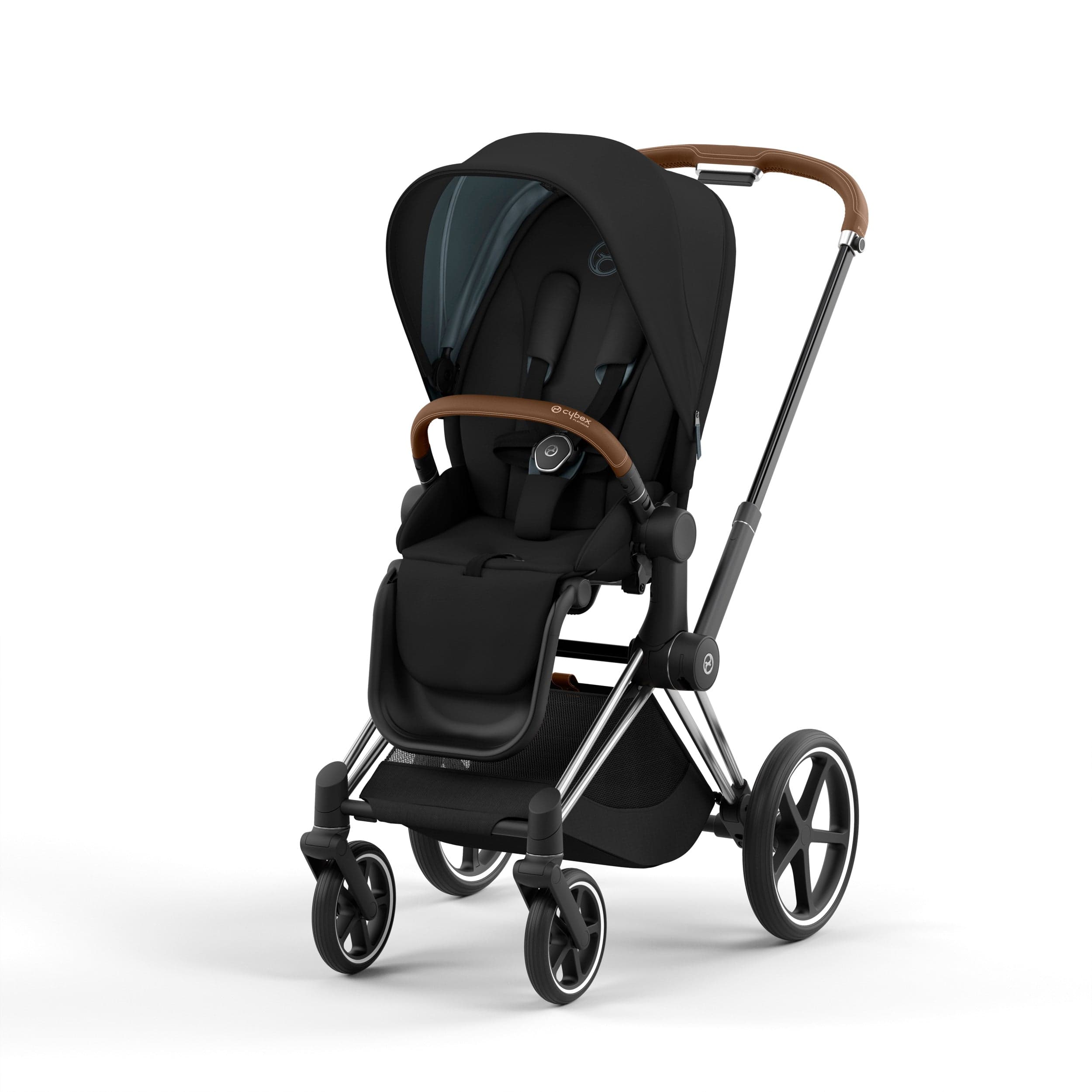 Cybex Priam 4 Complete Stroller Chrome/Brown