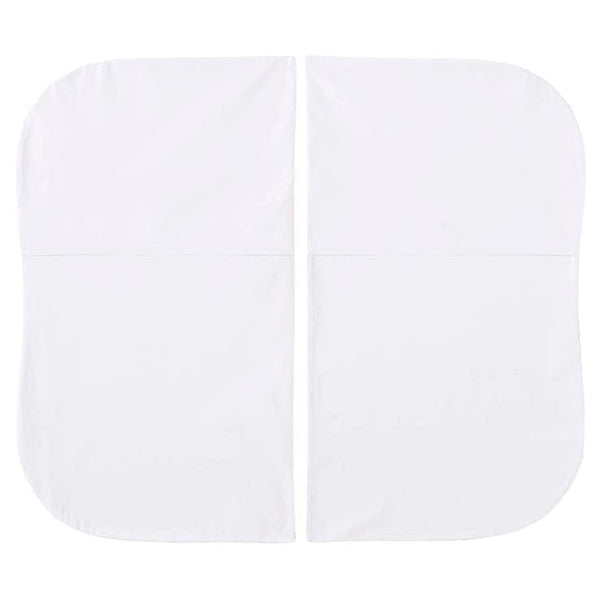 HALO Bassinest White Fitted Sheet TWIN (2 pack) Pish Posh Baby