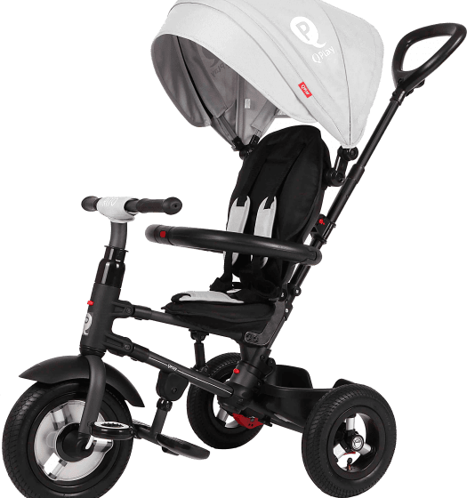 Q play rito 2024 folding trike black