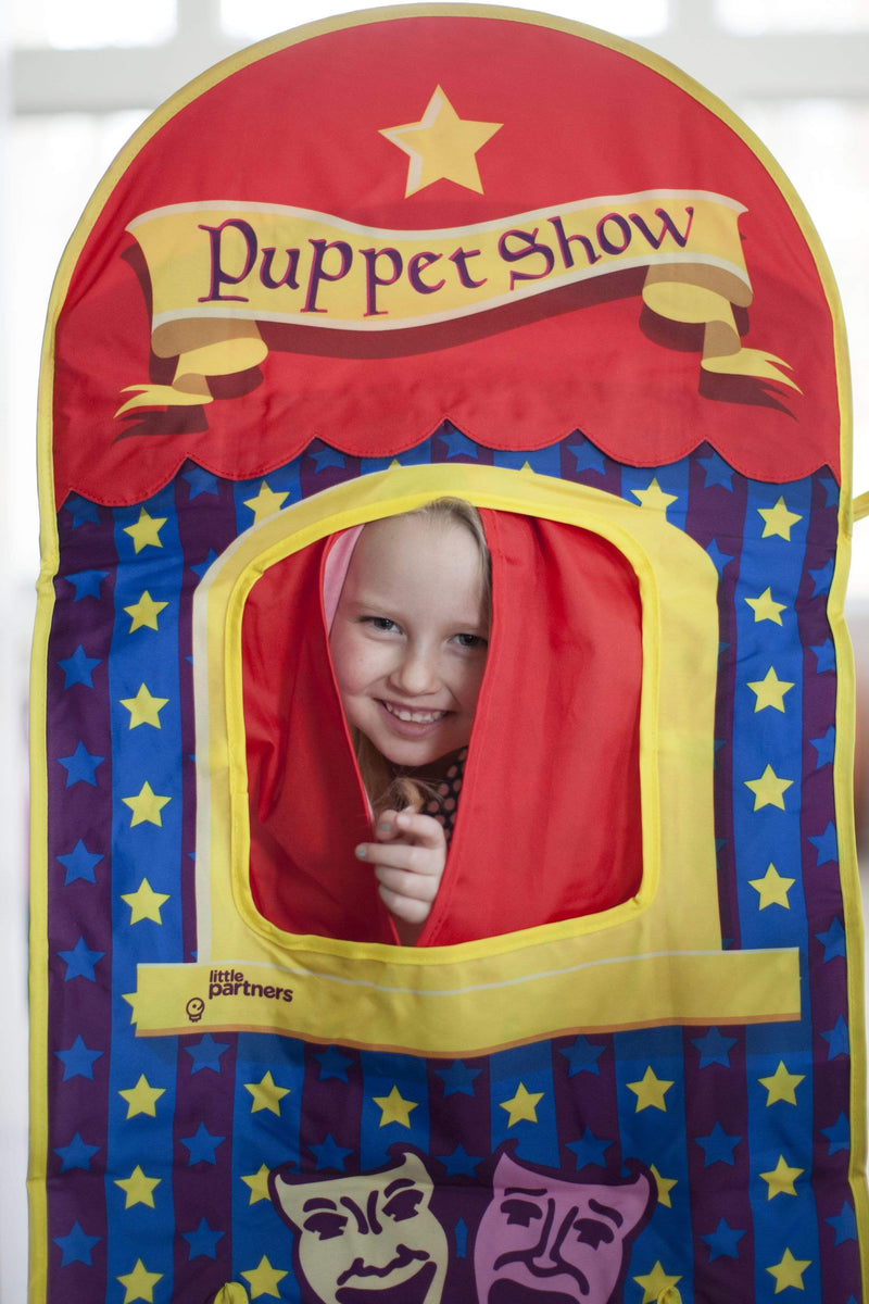 Little Partners The Learning Tower Playhouse - Puppet Theatre/Popcorn ...